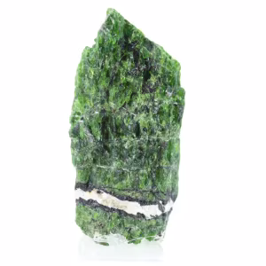 Rå finsk kromdiopsid, grönt mineralprov, 120 g