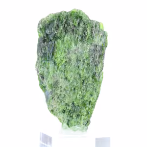 Rå kromdiopsidesten, grönt mineral från Finland, 70 g
