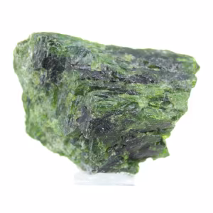 Rå kromdiopsid, grönt samlarmineral, Finland, 80 g