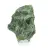 Rå kromdiopsid, mineralogi från Finland på ett 65 g stöd