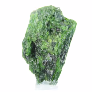 Rå kromdiopsid, finskt mineralprov 55 g