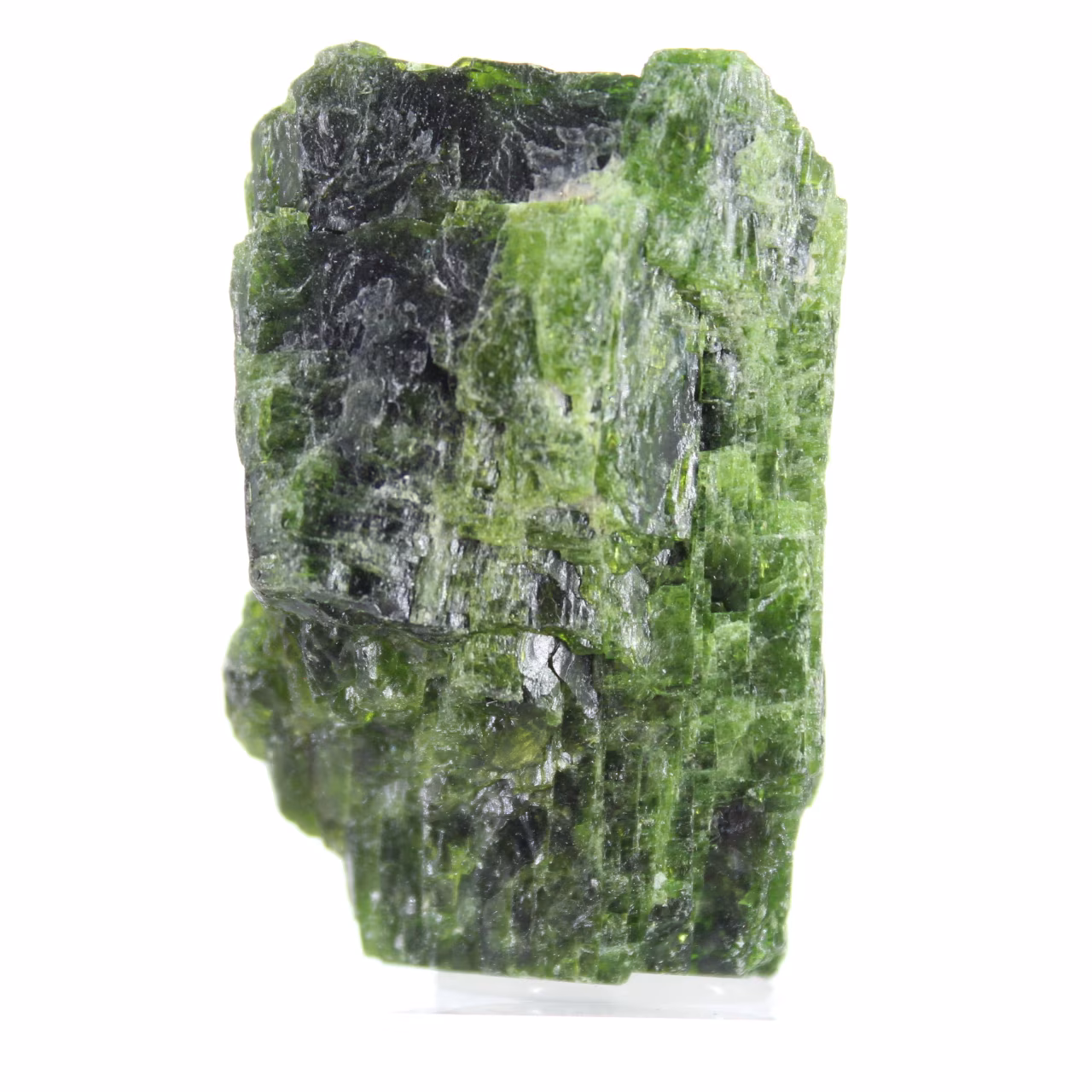 Rå samlarkromodiopside, finsk grön sten, 65 g