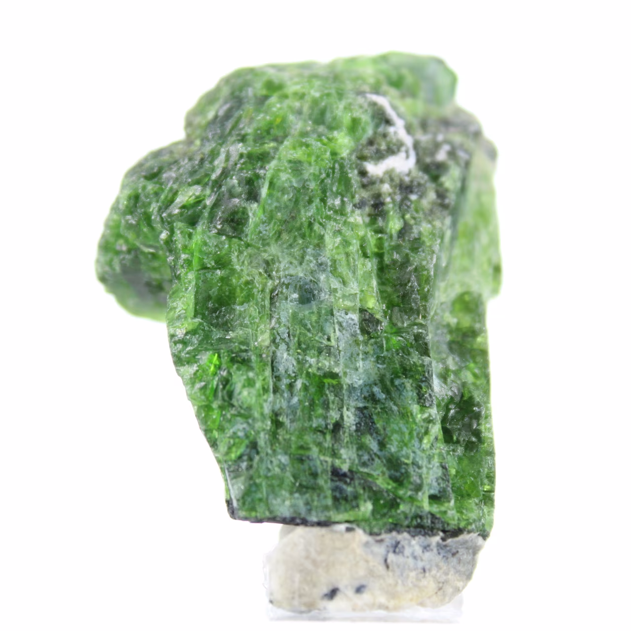 Rå finsk kromdiopsid, naturligt mineral på bas, 55 g