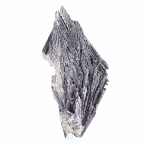 Cyanite noire brute, pierre naturelle du Brésil sur socle 35 g
