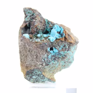 Naturlig brochantit från Chile på gang - rå mineral