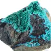 Mineralogiskt prov av grön brochantit från Chile på bas - 5