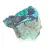 Mineralogiskt prov av grön brochantit från Chile på bas
