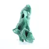 Silkig malakit från Kongo-Kinshasa, samlarmineral på sockel - 2
