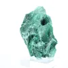Silkig malakit från Kongo-Kinshasa, samlarmineral på sockel - 3
