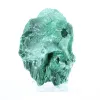 Silkig malakit från Kongo-Kinshasa, samlarmineral på sockel - 4