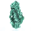 Slank fibrös malakit från DRK, äkta mineral på sockel - 4
