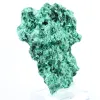 Fibrös malakit med platt profil från DRK, dekorativt mineral på sockel - 2