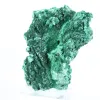 Fibrös malakit med platt profil från DRK, dekorativt mineral på sockel - 4