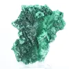 Fibrös malakit med platt profil från DRK, dekorativt mineral på sockel - 5