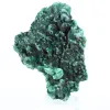 Malakit från Kongo med fibrös struktur, mineralexemplar på sockel - 3