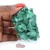 Tät malakit med tätsittande fibrer från Kongo, mineral på akryl - 6