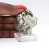 Autentisk oktaedrisk pyrit från Peru – Utställningsobjekt - 6
