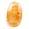 Polerad gul kvartssten från Madagaskar för mineralmontern - 1