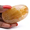 Polerad gul kvartssten från Madagaskar för mineralmontern - 2
