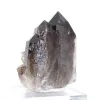Morionkvarts från Brasilien, naturlig svart kristall monterad på sockel - 5