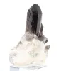 Svart morionkvartskristall, ursprung Brasilien, levereras med sockel - 2