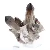 Morionkvartskristall från Brasilien, svart mineral monterat på sockel - 5