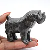 Hund snidad i naturlig täljsten från Bolivia - 0