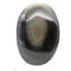 Slipad sten av gyllene obsidian från Mexiko, naturlig polerad sten - 1