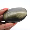 Gyllene obsidian från Mexiko i liten polerad sten på 70 g - 0
