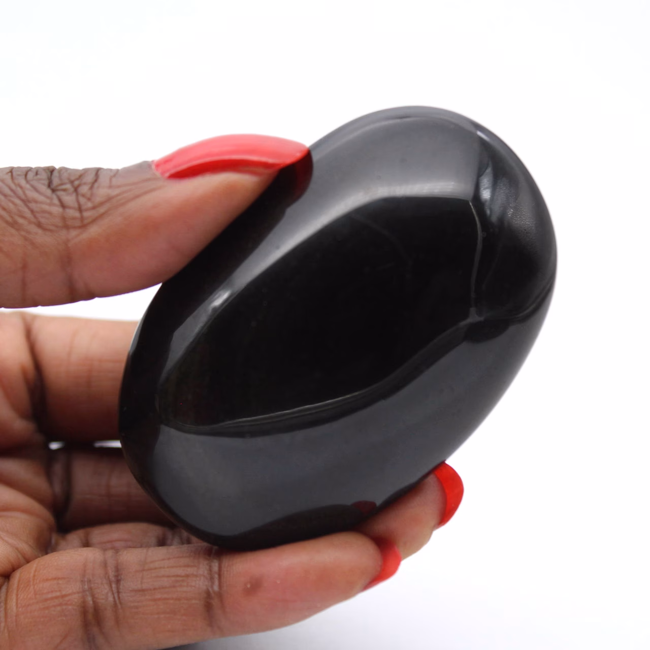 Sten av gyllene obsidian från Mexiko, polerad sten på 75 g
