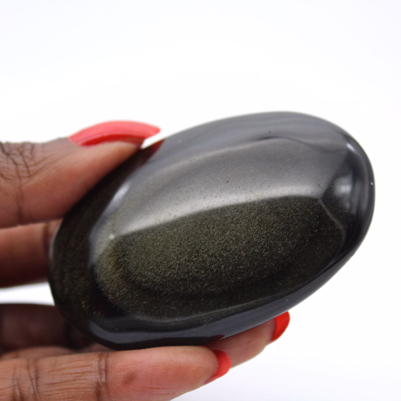 Gyllene obsidian från Mexiko, samlarsten på 80 g
