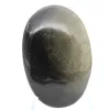 Sten av gyllene obsidian från Mexiko, kompakt form på 75 g - 2