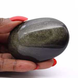 Sten av gyllene obsidian från Mexiko, exemplar på 90 g