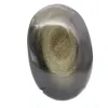 Polerad sten av gyllene mexikansk obsidian, format på 80 g - 2
