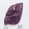 Rå purpurit från Portugal – Mineralogiskt specimen på sockel - 3